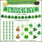 30 Pcs St Patricks Day Decorations Lucky Banner Shamrock Garland and Spiral Ornaments Decor for Home Saint Patrick Party Supplies